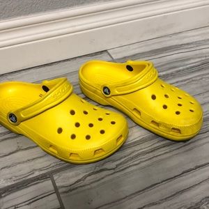 Yellow CROCS